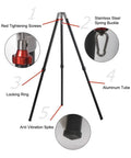 Rock Solid Telescope Mount Stand For Planetary Imaging With Ergonomic Viewing Height Two Section Tripod Details