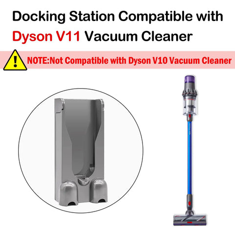 Wall Mounted Vacuum Docking Station Bracket For V11 And V15 Handheld Cleaners with V11 compatibility note