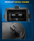 Two PHILTOP rear ABS wheel speed sensors; front connector end and side mounting tab.