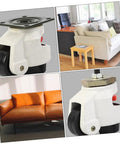 Beefy Heavy Duty Swivel Workbench Casters With Adjustable Height, 500kg Per Wheel, Industrial Transport Plate Wheels, Leveling Mobility For Workbenches And Equipment, 4 Piece Set on white caster for sofa and workbench use