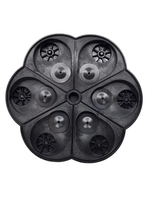 CT6 Pump Viton Valve Plate Assembly Kit CT6KIT 302 for CT6 Pumps shown with black valve plate and Viton valves