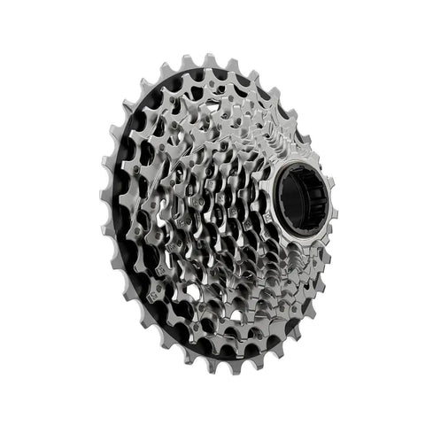 Force XG 1270 12 Speed Cassette For XDR Driver Body E1 10 To 30T displaying sprockets at an angle