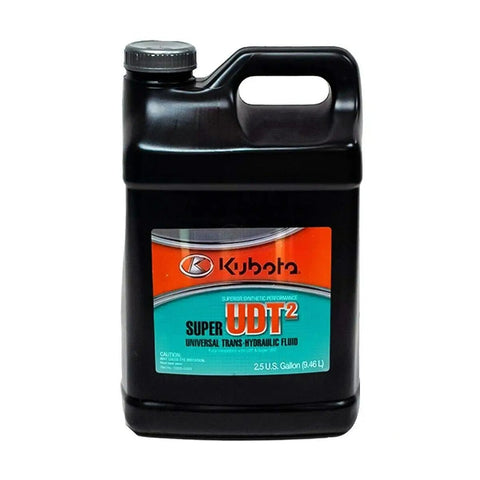 2.5 Gallon Super UDT2 Transmission Hydraulic Fluid For Kubota Tractors And Heavy Equipment Pro Grade OEM Quality Lubricant For Hydraulics And Transmissions Smooth Shifting Superior Protection Long Lasting Performance