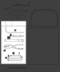 Diagram of Accessory Tool Kit For Ranger Models OEM Replacement Tools Part 2881524 with various outlined tools.