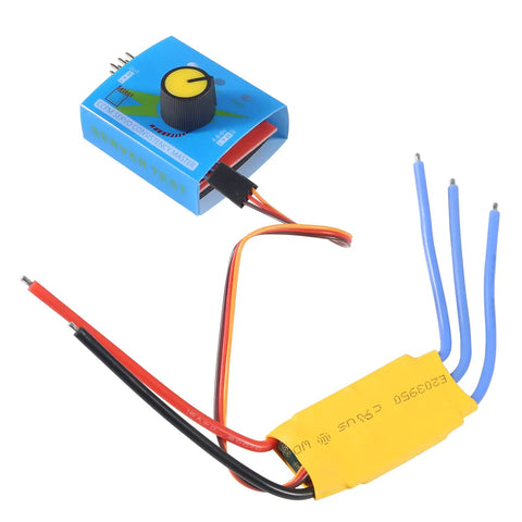 Two Pack 12V High Power Brushless Motor Speed Controller With 32A PWM 3Phase Regulator For RC Cars And Drones