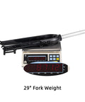 Rigid Mountain Bike Fork For 26 27.5 29 Inch Wheels Aluminum Alloy 1 1 8 Inch Steerer Disc Brake Compatible QR 9x100 weight 871g