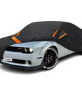 Dodge Challenger 10 Layer Waterproof Car Cover All Weather Exterior With Soft Cotton Lining And Door Zipper Built Tough