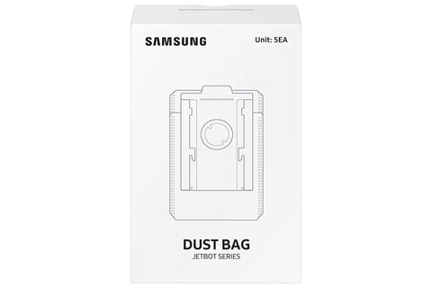 Jet Bot Clean Station Dust Bags Pack Of 5 Replacement Bags For Jet Bot AI Plus And Jet Bot Plus Vacuum Cleaners packaging box