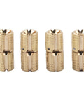 Hidden Barrel Hinge For Jewelry Box And Cabinet Brass Concealed Hinges With 180 Degree Opening Copper Finish 0.8 By 1.8 Cm Pack Of 4