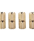 Drum Hinge Brass Concealed Copper Hinge 4 Pack With 180 Degree Opening 10kg Capacity for craft boxes, light worktops, and tables.