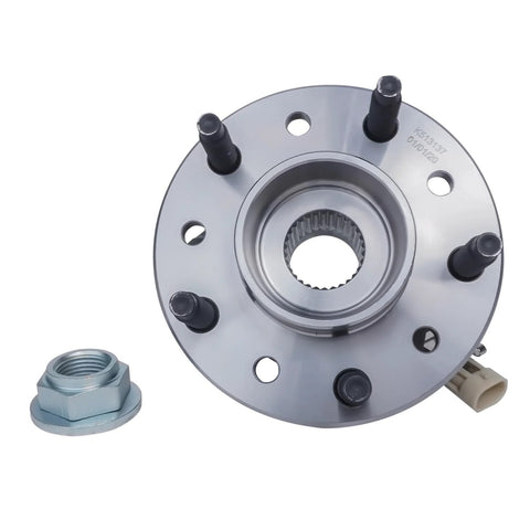 Pair Front Wheel Bearing And Hub Assembly Fits 1997 2005 Chevy Malibu Classic 1999 2005 Pontiac Grand Am And 1997 2004 Oldsmobile Alero With ABS