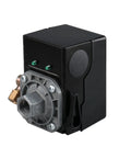 Replacement Pressure Switch 23474661 for 100 To 135 Psi Kick In and 35 Psi Diff for Single Stage Compressors in black.