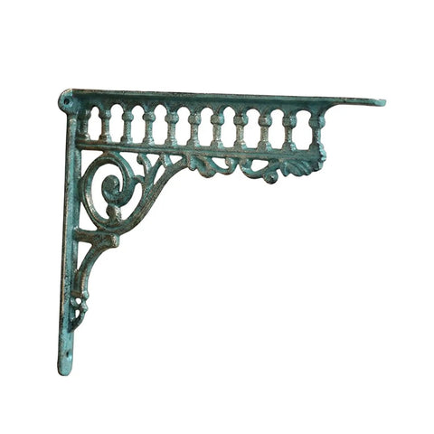 Wall Mount Shelf Bracket With Roman Column Triangle Structure For Dope Space Saving Storage, Vintage Industrial Style, Heavy Duty Floating Shelf Support