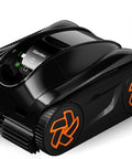 4H Cordless Robotic Pool Vacuum For Inground And Above Ground Pools With Smart Navigation AI Timer App Control Auto Parking And Floor Wall Waterline Cleaning In Black