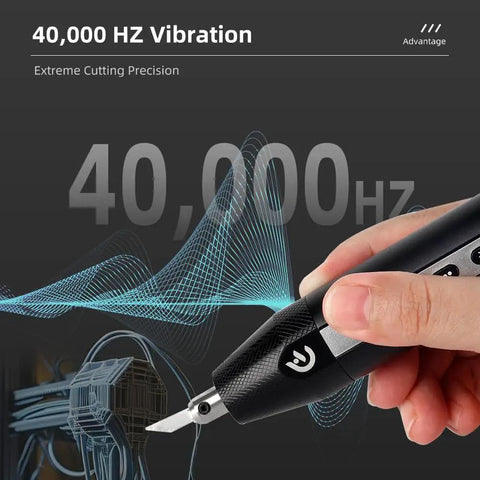 Cordless Ultrasonic Craft Cutter Kit For DIY Projects Multi Material Cutter For Acrylic EVA Leather PLA PVC Resin Rubber Wood Wireless Design