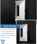 All Weather EV Charger Enclosure With Secure Keypad Lock For Tesla And Most Electric Vehicles showing drainage design.