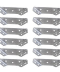 Heavy Duty Stainless Steel Angle Bracket Set Of 20 Corner Braces Tarnish And Rust Resistant Silver Shelf And Furniture Support Brackets For Cabinets Shelves And Chairs