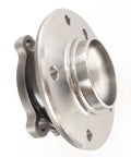 Front Wheel Hub Bearing Assembly For BMW 2005-2016 Aftermarket Replacement Kit with polished metal finish, side view