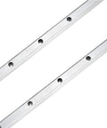 600mm HGR20 Linear Slide Rail Kit with precision holes for CNC machines and DIY projects, shown in close-up view.