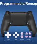 Back view of Wireless PS5 Controller With Back Buttons, showing programmable paddles and button mapping options.