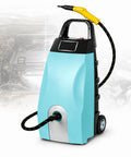 Heavy Duty Car Detailing Steam Cleaner 3000W With 3.5L Tank generating 110C steam, portable design with yellow handle for auto detailing.