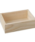 Dope Wooden Succulent Planter Box For Indoor Outdoor Use 7.5 Inch By 5 Inch By 2.4 Inch Window Sill Display Rectangular Plant Pot