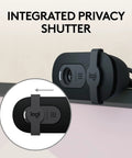 Hella Crisp Full Hd 1080p Webcam For Streaming And Remote Meetings Boasting Auto Light Correction Built In Privacy Slider and shutter detail.