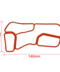 Mercedes-Benz Engine Oil Filter Housing Gasket Set Rubber Replacement 2721840080 2721840280 with dimensions 140mm x 70mm