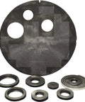 Radon Vented Sump Lid Kit With Gaskets For Four Inch Inlet Sch 40 Or SDR 35 PVC Pipe And Two Inch And Three Inch Vent Pipes Plus Two Inch
