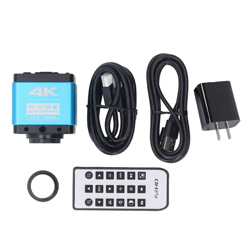Snag Crisp 4K Shots With This Badass 8.3MP USB Microscope Camera Delivering Killer 3840X2160 Clarity For Heavy Duty Industrial Work And Super Smooth Live Streaming - includes camera, cables, and remote.