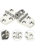 Marine Grade 316 Stainless Steel Heavy Duty Butt Hinges Mirror Polished For RV And Yacht Cabinet Doors 38x57mm showing detailed features