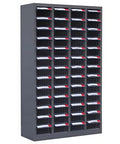 Hefty Duty 52 Drawer Hardware Organizing Cabinet With Free Label Stickers, heavy-duty steel cabinet with multiple drawers for sorting