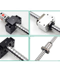C5 Grade 32mm Ball Screw SFU3205 with Nut and BK25 Angular Bearing End Supports, BF25, Flexible Coupling, 2950mm Length