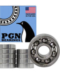 PGN Bearings 608 open chrome steel ball bearings with metal spacers for fidget spinner replacement