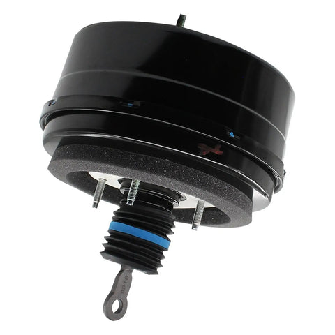 Heavy Duty Power Brake Vacuum Booster For Dodge Durango And Jeep Grand Cherokee 2011 2015, black finish, top view, direct mount replacement.