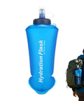 750ml Foldable TPU Hydration Water Bottle For Cycling And Outdoor Adventures in backpack side pocket