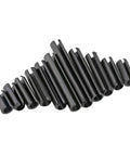 Heavy Duty Go-To Spring Dowel Roll Pin Set For Home Shop And Light Machinery, Black Carbon Steel M5 Split Pins in various sizes