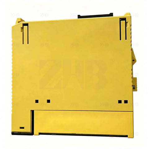 Industrial CNC IO Board For CNC Machine Automation Compatible With A03B-0807-C154, A03B-0826-J154, A03B-0819-C154, yellow plastic module front view