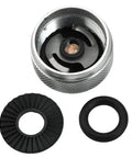 Aluminum Brake Knob And Internal Sound Kit For Baitcasting Reels Silver Finish Fits 3, 3.5, 4, And P5 Models Easy Install Replacement Part