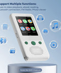 A5 Kids MP3 Player With Bluetooth And 2.4 Inch Touch Screen, No WiFi, 65 Hour Playback, Built In Speaker showcased with features