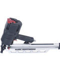 9021N/NS 21 Degree Framing Nailer with Depth Adjustment, 3-1/2 Inch Nails, shown side view, open nose design, metal frame