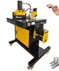Beilockery Electric Hydraulic Busbar Processor Machine with yellow and black design, used for copper aluminum tasks.