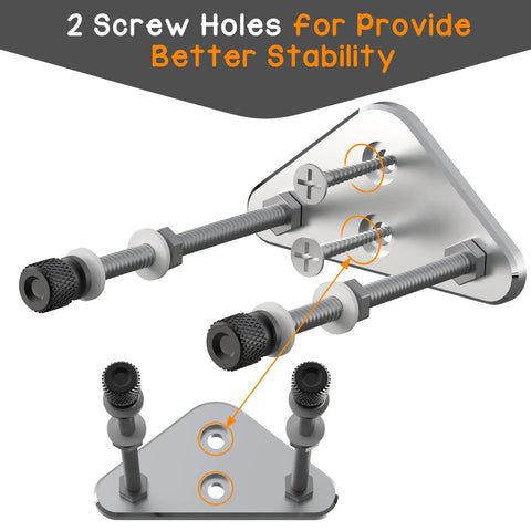 Dope Aluminum Skateboard Wall Mount Hanger With Two Screw Holes For Stable Deck Display And Storage Horizontal Or Vertical Mount