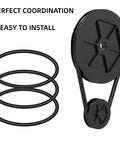 Replacement Rock Tumbler Belt For KomeStone K1 K1 Pro K3 And KoolStone C1 C1 Pro C3, Durable Rubber Belt Wear Resistant High Elasticity 24.3 Cm Circumference Built To Last For Smooth Stone Polishing. Black rubber replacement belt and tumbler pulleys with 3 spare rings, easy to install.
