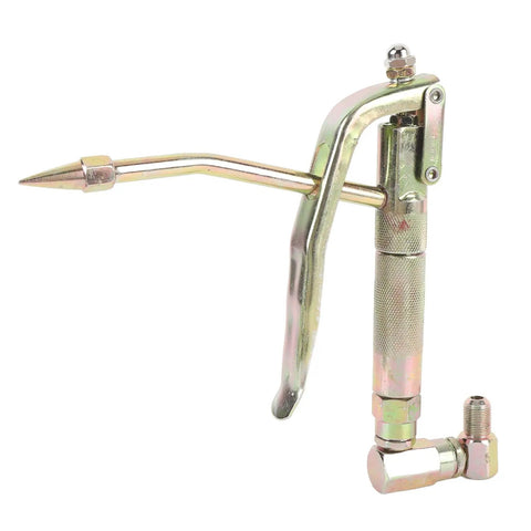 7 Piece Grease Tool Nozzle Kit with heavy duty metal couplers and flexible nozzle, pro grade lubrication equipment.
