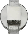 12-Inch LED Crystal Shape Two-Light Wall Sconce With Dimmable Warm White Glow, 1000 Lumens, 15 Watts, ETL Listed, Brushed Nickel