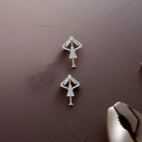 Heavy Duty Drywall Anchors Kit With Butterfly Anchors For Home Projects, 50 Sets, Includes Drywall Screws, Easy Install