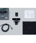 Pro Level 4K Ultra HD Webcam Featuring Swift Auto Focus And Snappy 5X Digital Zoom For Crystal Clear Streams, included cable and pouch.