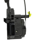 Front Left Door Lock Actuator For Nissan Rogue 2014-2020 With Intelligent Key, close-up view with connector and linkage