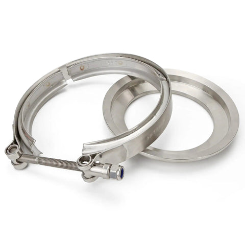 5 To 4 Inch T6 Flange Exhaust Reducer Clamp V Band Kit Stainless Steel Durable Turbo Piping For S400 S400SXE S475 S480 With Housing And Easy